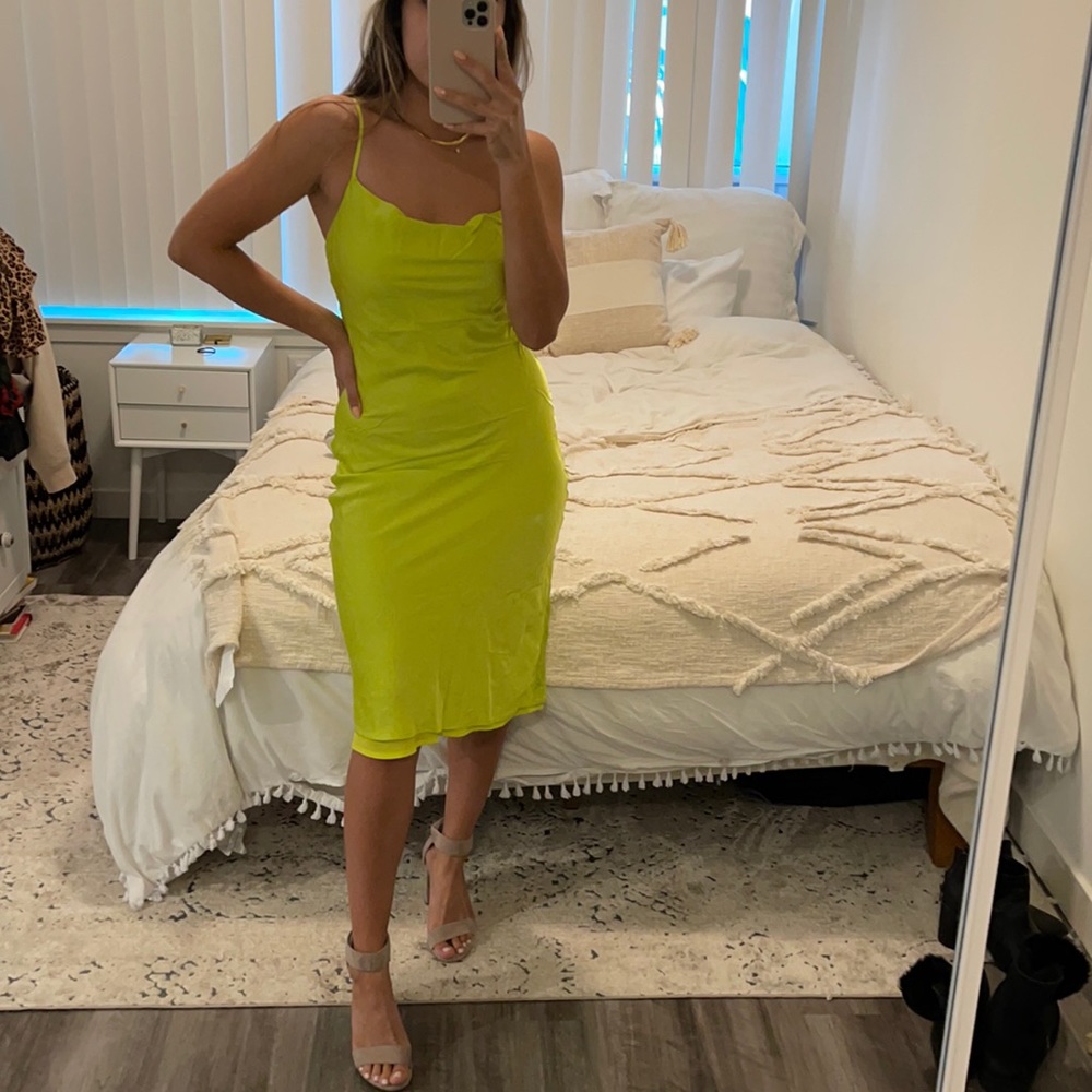 Slip midi dress